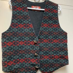 Vintage True Grit Aztec Vest